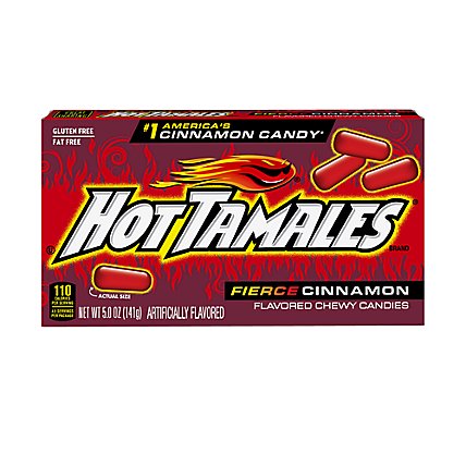Hot Tamales Fierce Cinnamon Chewy Candy - 5 Oz - Image 1