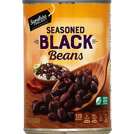 Signature SELECT Beans Black With Garlic Onion & Spices - 15 Oz - Image 2