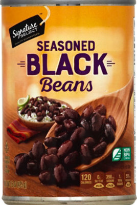 Signature SELECT Beans Black With Garlic Onion & Spices - 15 Oz - Image 2