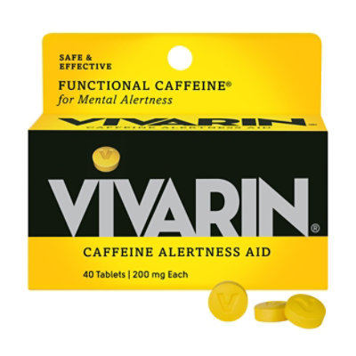 Vivarin Brand Alertness Aid Tablets - 40 Count - Image 1