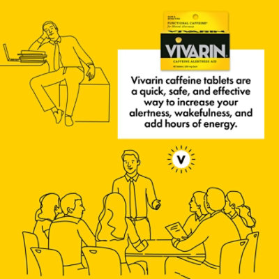 Vivarin Brand Alertness Aid Tablets - 40 Count - Image 4