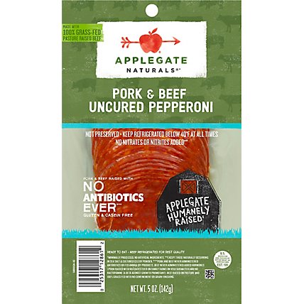 Applegate Natural Uncured Pepperoni - 5 Oz - Image 2
