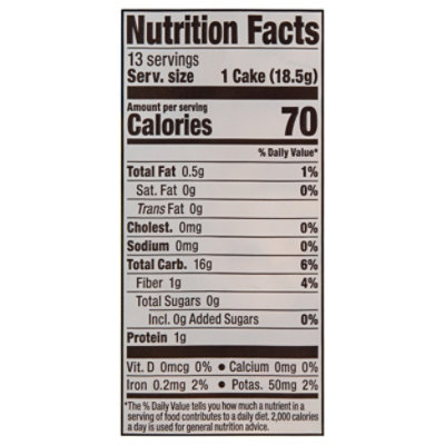 Lundberg Family Farms Organic Brown Rice Cakes Salt-Free - 8.5 Oz - Image 3