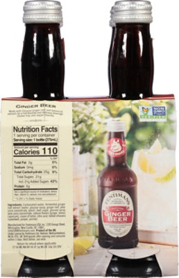 Fentimans Soda Biere Gingembre Ginger Beer Bottles - 4-9.3 Fl. Oz. - Image 6