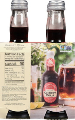 Fentimans Soda Cherrytree Cola Bottles - 4-9.3 Fl. Oz. - Image 6