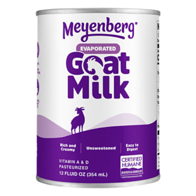 Meyenberg Certified Humane Kosher Gluten Free Easy To Digest Evaporated Goat Milk - 12 Fl. Oz. - Image 1