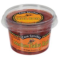 Casa Sanchez Medium Roja Salsa - 15 Oz. - Image 1