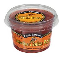 Casa Sanchez Medium Roja Salsa - 15 Oz.
