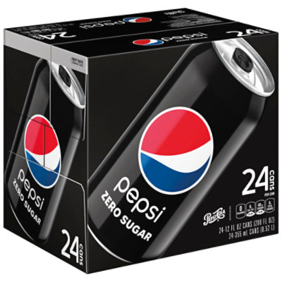 Pepsi Cola Diet Max Invigorating Soda Cans - 24-12 Fl. Oz. - Image 1