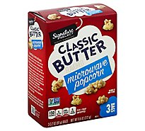 Signature SELECT Microwave Popcorn Classic Butter - 3-3.2 Oz