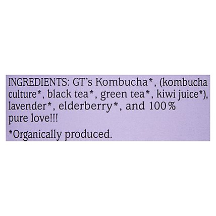 GT's Syngery Raw Lavender Love Kombucha - 16.2 Fl. Oz. - Image 5