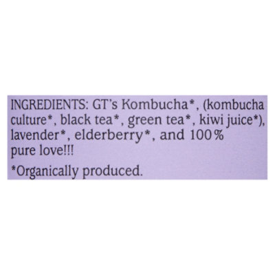 GT's Syngery Raw Lavender Love Kombucha - 16.2 Fl. Oz. - Image 5