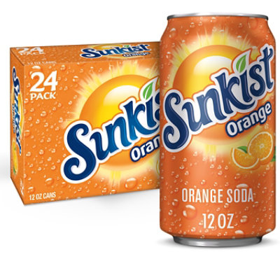 Sunkist Orange Soda In Can - 24-12 Fl. Oz. - Image 1