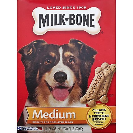 Milk-Bone Dog Snacks Biscuits Medium Box - 24 Oz - Image 2