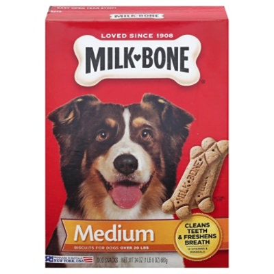 Milk-Bone Dog Snacks Biscuits Medium Box - 24 Oz