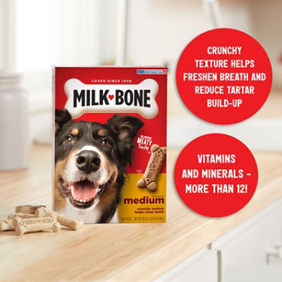 Milk-Bone Dog Snacks Biscuits Medium Box - 24 Oz - Image 2