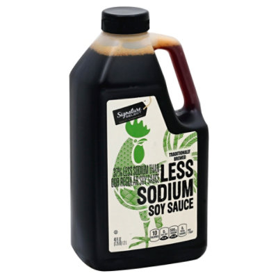 Signature SELECT Less Sodium Soy Sauce - 40 Fl. Oz.