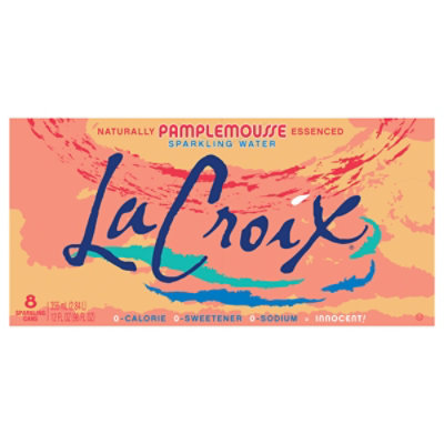 LaCroix Pamplemousse Grapefruit Sparkling Water - 8-12 Oz - Image 3