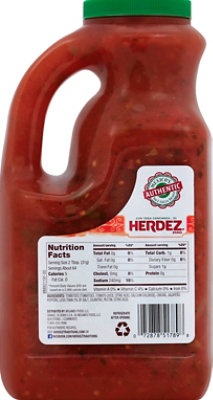Herdez Salsa Casera Medium Gallon - 70 Oz - Image 3