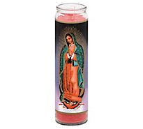 Bright Glow Virgen De Guadalupe Foil Candle - Each
