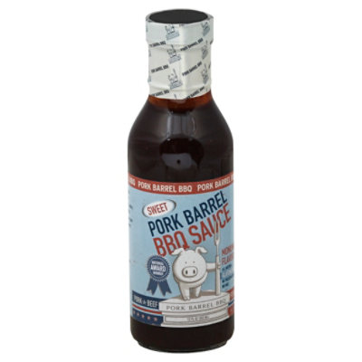 Pork Barrel BBQ Sauce Sweet 14 Oz Andronico's