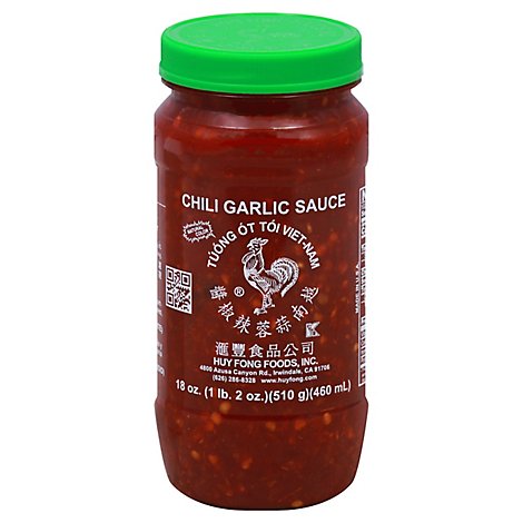 Huy Fong Chili Sauce Vietnam Garlic - 18 Oz