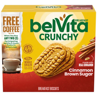 belVita Breakfast Biscuits Cinnamon Brown Sugar - 5-1.76 Oz