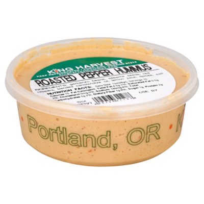 King Harvest Hummus Roasted Pepper - 10 Oz