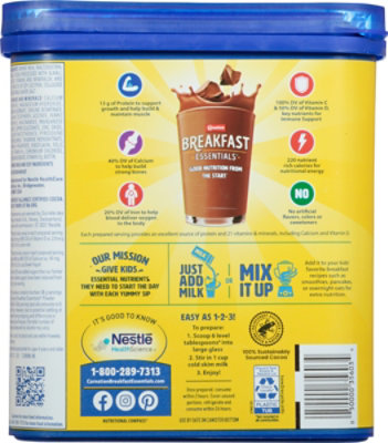 Carnation Breakfast Essentials Nutritional Milk Chocolate Powder Drink Mix - 17.7 Oz - Image 6