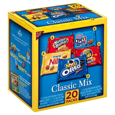 Nabisco Cookie And Cracker Variety Pack, Pack Of 40 Bags