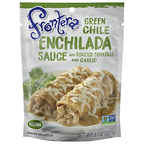 Frontera Sauce Enchilada Green Chile Medium Bag - 8 Oz