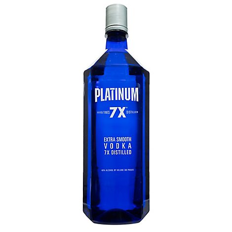 Platinum 7X Vodka 80 Proof - 1.75 Liter
