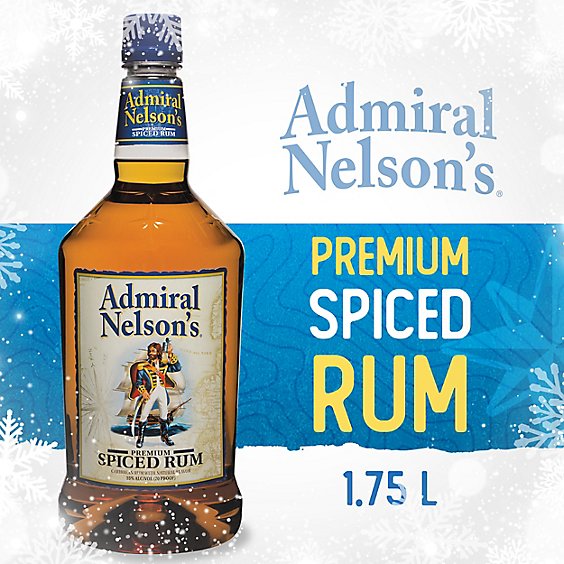 Admiral Nelsons Rum Spiced Premium 70 Proof - 1.75 Liter