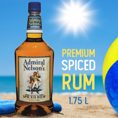 Admiral Nelsons Rum Spiced Premium 70 Proof - 1.75 Liter