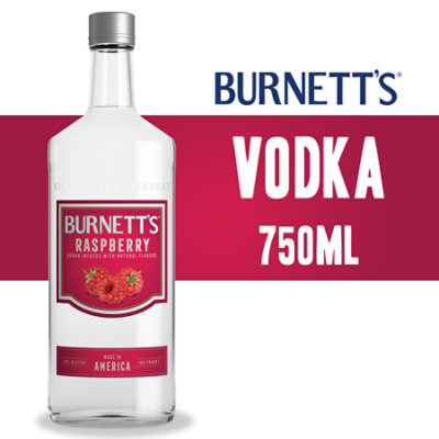 Burnetts Raspberry Vodka 70 Proof 750 Ml shaws