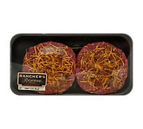Meat Counter Beef Ground Beef Burger Gourmet Bacon & Cheddar - 1.00 LB