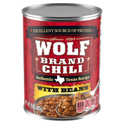 Wolf Brand Chili With Beans - 15 Oz - Image 1