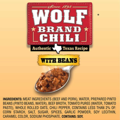 Wolf Brand Chili With Beans - 15 Oz - Image 4