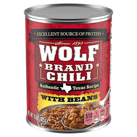 Wolf Brand Chili With Beans Original - 15 Oz