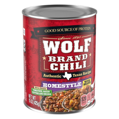 Wolf Brand Homestyle Chili With Beans - 15 Oz - Image 2