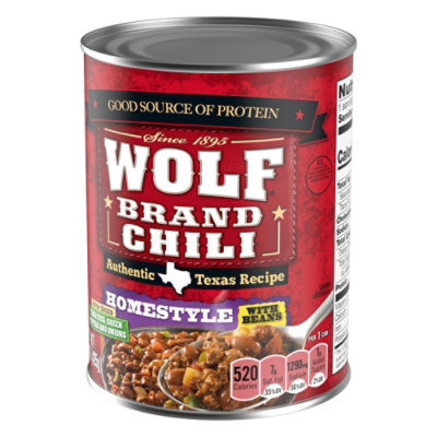 Wolf Brand Homestyle Chili With Beans - 15 Oz - Image 3