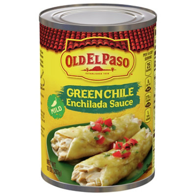 Old El Paso Sauce Enchilada Green Chile Mild Can - 10 Oz