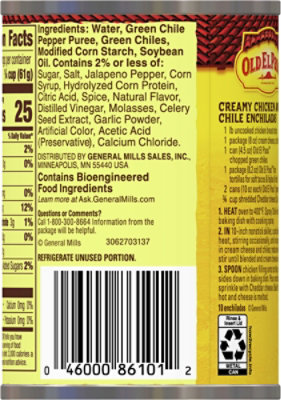 Old El Paso Sauce Enchilada Green Chile Mild Can - 10 Oz - Image 5