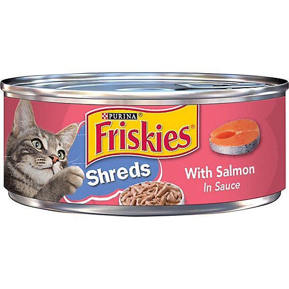 Friskies Cat Food Wet Salmon Shreds - 5.5 Oz