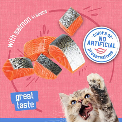 Friskies Cat Food Wet Salmon Shreds - 5.5 Oz - Image 2