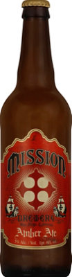 Mission Amber Ale Bottle - 22 Fl. Oz. - Image 2