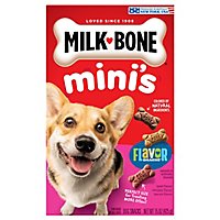 Milk-Bone Flavor Snacks Dog Snacks For All Sizes Minis Beef Chicken Bacon Flavor - 15 Oz - Image 3
