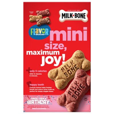 Milk-Bone Flavor Snacks Dog Snacks For All Sizes Minis Beef Chicken Bacon Flavor - 15 Oz - Image 5