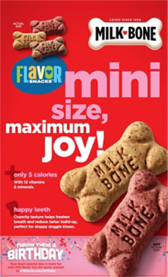 Milk-Bone Flavor Snacks Dog Snacks For All Sizes Minis Beef Chicken Bacon Flavor - 15 Oz - Image 7