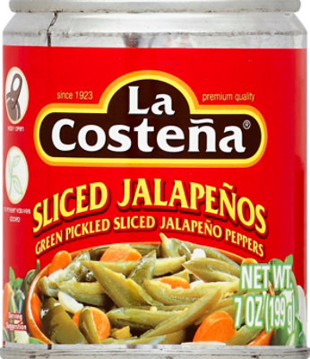 La Costena Jalapenos Sliced Can - 7 Oz - Image 2